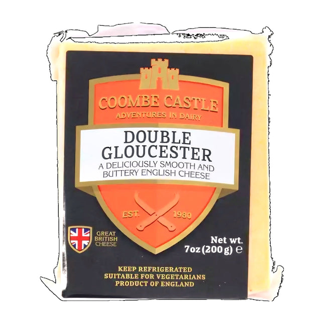 Coombe Castle Double Gloucester Cheese 200G ( BBD 11/01/2027 ☆ Shipping Not Available for Refrigerated Items )