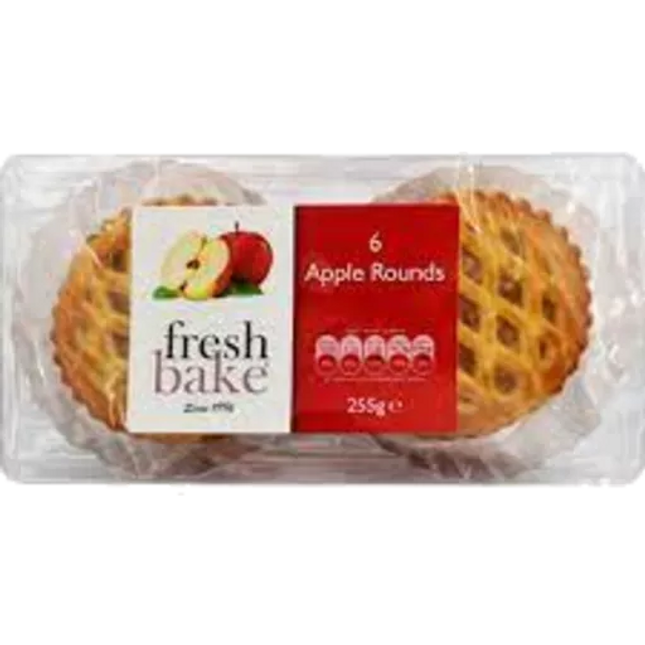 Fresh Bake 6 Apple Rounds 255G ( BB 10/09/2026 )