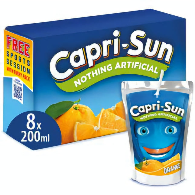 Capri-Sun Orange 8 x 200ml 8 Packs ( BB 30/01/2026 )