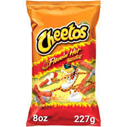 Cheetos Flaming Hot Crunchy 8oz 227G ( BB 31/05/2024 )