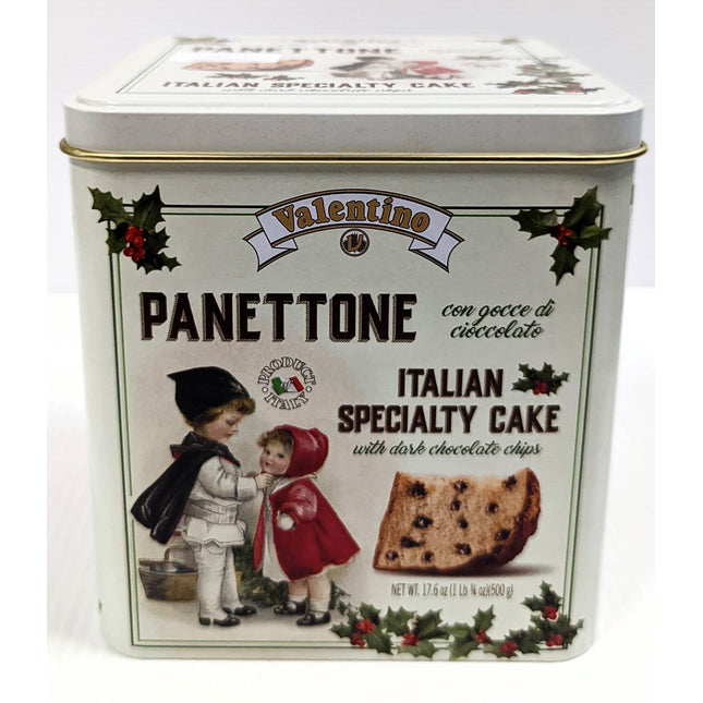Valentino Panettone Dark Chocolate Chips in Tin 500G ( BB 30/08/2026 )