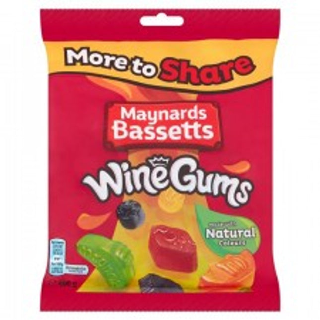 Maynards Bassetts Wine Gums 130G ( BB 12/11/2025 )
