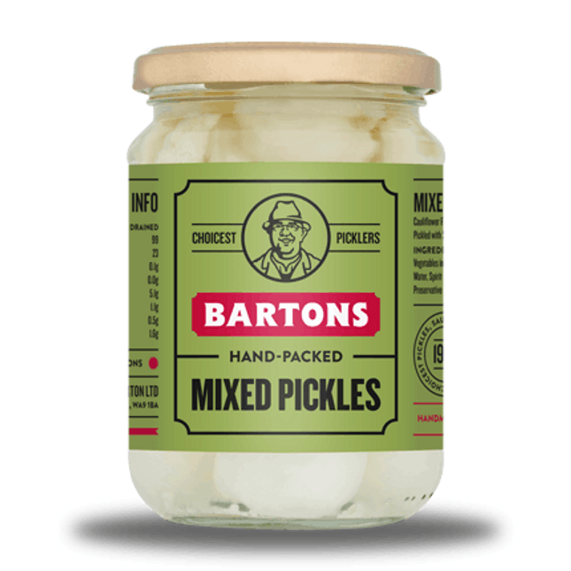 Bartons Mixed Pickles 439G ( BB 31/10/2026 )