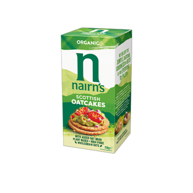 Nairn's Organic Scottish Oatcakes 250G ( BB 14/04/2026 )
