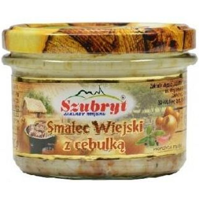 Szubryt Country Lard with Onion Smalec Wiejski z Cebulka 180G ( BB 10/07/2026 )