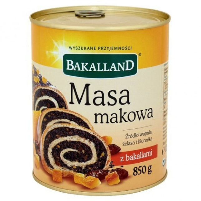 Bakalland Delecta Poppy Seed Filling 850G ( BB 09/2027 )