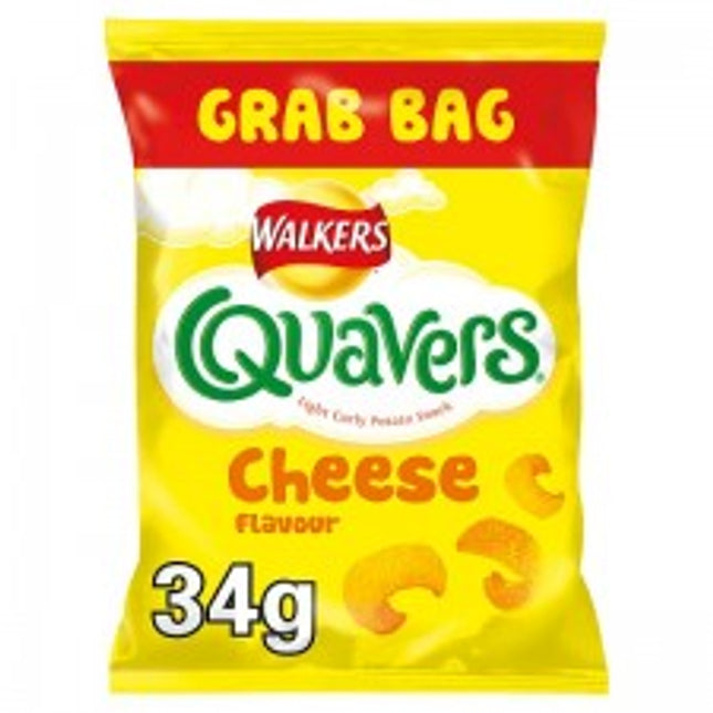 Walkers Quavers Crisps Grab Bag 34G ( BB 20/12/2025 )