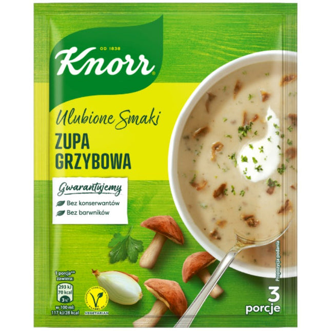 Knorr Zupa Grzybowa Mushroom Instant Soup 50G ( BB 28/02/2026 )