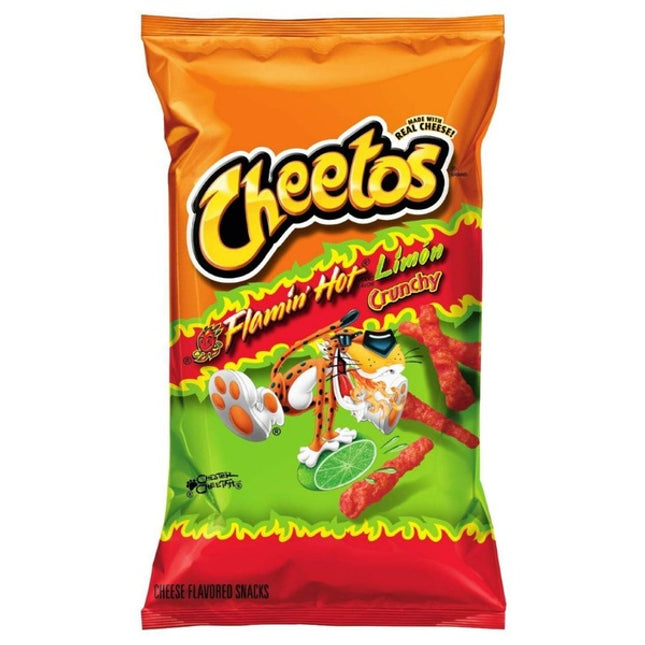 Cheetos Flaming Hot Limon Crunchy 8oz 226.80G ( BB 31/01/2026 )