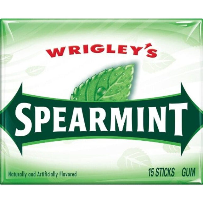 Wrigley's Spearmint Chewing Gum 15 sticks Pack ( BB 15/01/2026 )