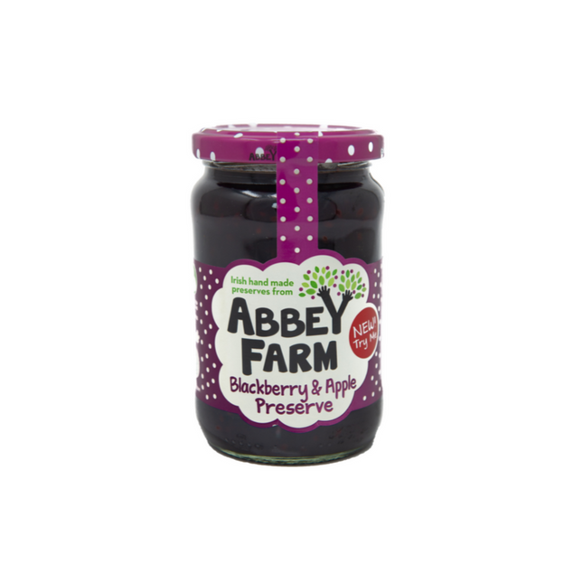 Abbey Farm Blackberry & Apple Jam 350G ( BB 31/07/2026 )