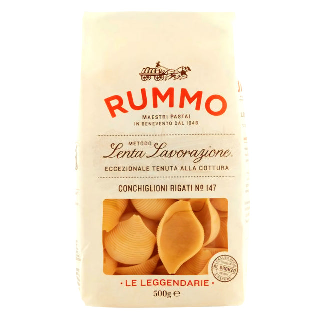 Rummo Shells Conchiglioni Rigati no. 147 500G ( BB 03/2028 )