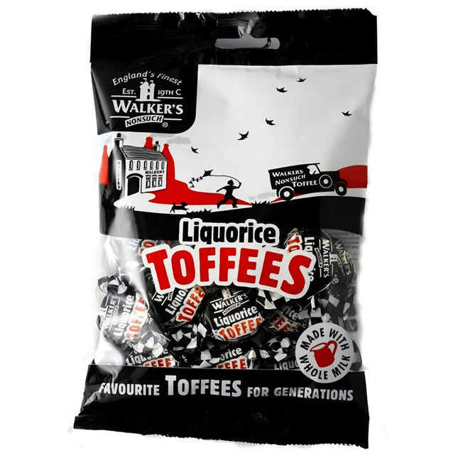 Walker's Liquorice Toffees 150G ( BB 16/11/2026 )