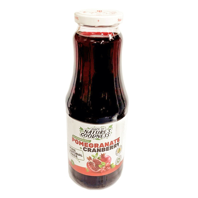 Juice Of Natures Goodness Pomegranate & Cranberry 1 Litre ( BB 28/06/2027 )