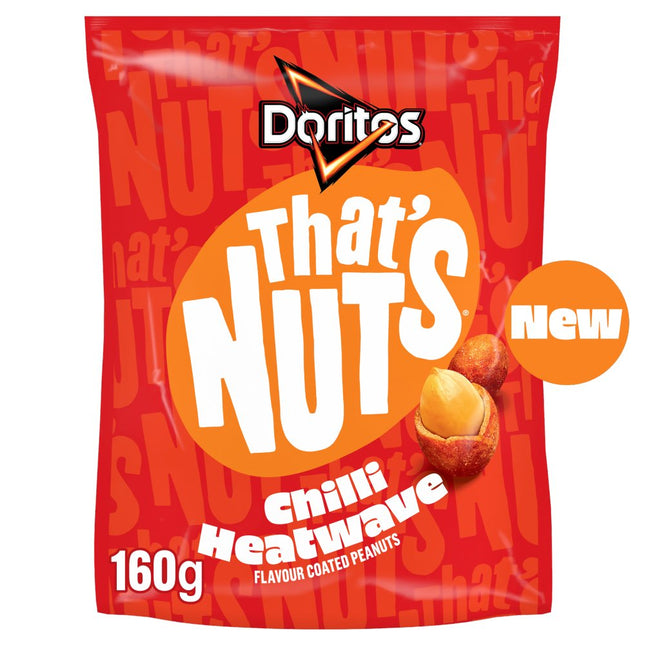 Doritos That’s Nuts Chilli Heatwave Flavour Coated Peanuts 160G ( BB 08/08/2026 )