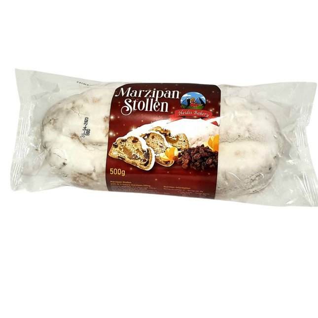 Heidis Bakery Marzipan Christmas Stollen 500G ( BB 30/06/2026 )