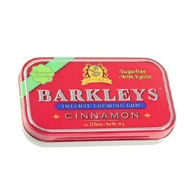Barkleys Cinnamon Flavour Chewing Gum Sugar Free 30G ( BB 09/2027 )