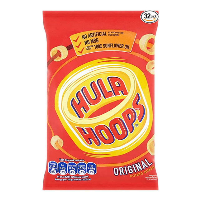 Hula Hoops Original 34G ( BB 15/08/2026 )