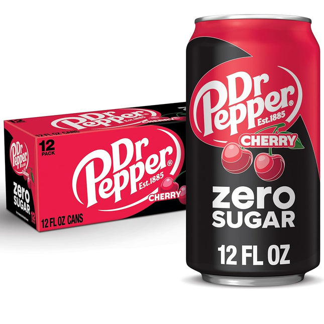 Dr Pepper Cherry Zero Sugar 355ML ( BB 28/02/2026 )