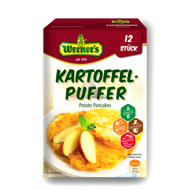 Werner's Potato Pancake Mix 120G ( BB 31 77G/12/2027 )