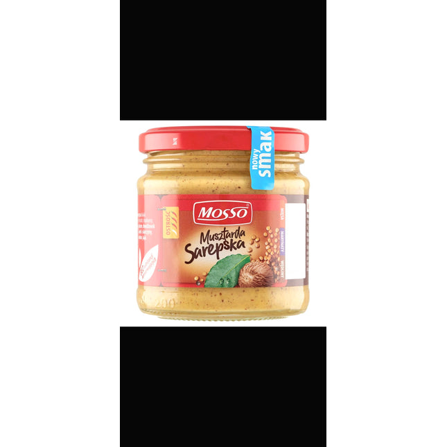 Mosso Musztarda Sarepska Mustard 180G ( BB 26/01//2027 )