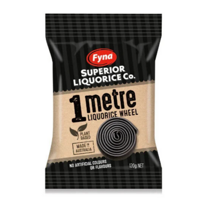 Fyna Liquorice Wheel 1 Meter 120G ( BB 04/12/2026 )