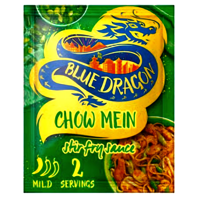 Blue Dragon Stir Fry Chow Mein with Stir Fry Sauce 120G ( BB 30/01/2028 )