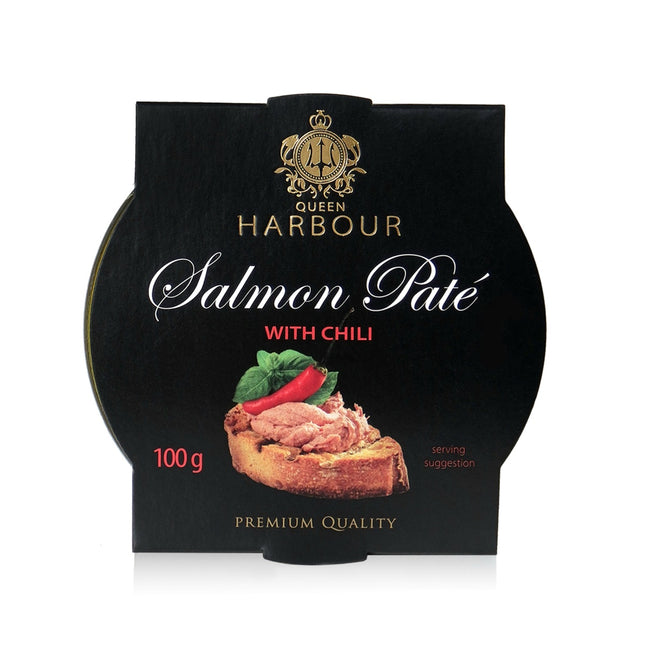 Queen Harbour Salmon Pate with Chilli 100G ( Use By: 17/06/2027 )