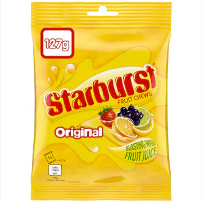 Starburst Original Fruit Chews 127G ( BB 30/11/2026 )