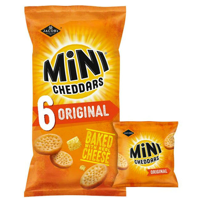 Jacob's Mini Cheddars Original 6 Packs 138G ( BB 08/06/2026 )