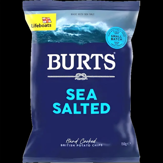 Burts Sea Salted British Potato Chips 150G ( BBD 25/03/2027 )