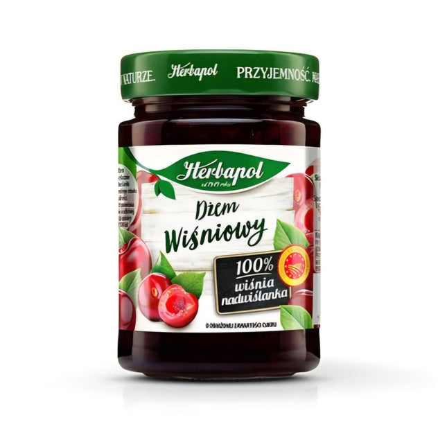 Herbapol Low Sugar Cherry Jam 280G ( BB 31/12/2027 )