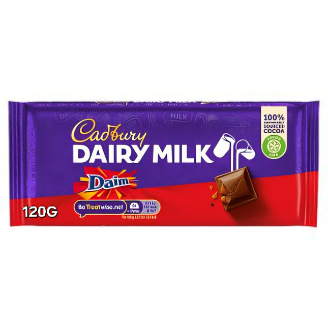 Daim Chocolate Bar 120G ( BB 19/12/2026 )