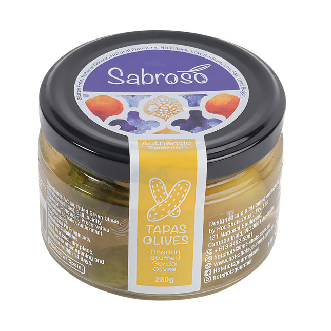 Sabroso Gherkin Stuffed Gordal Olives 280G ( BB 11/03/2028 )