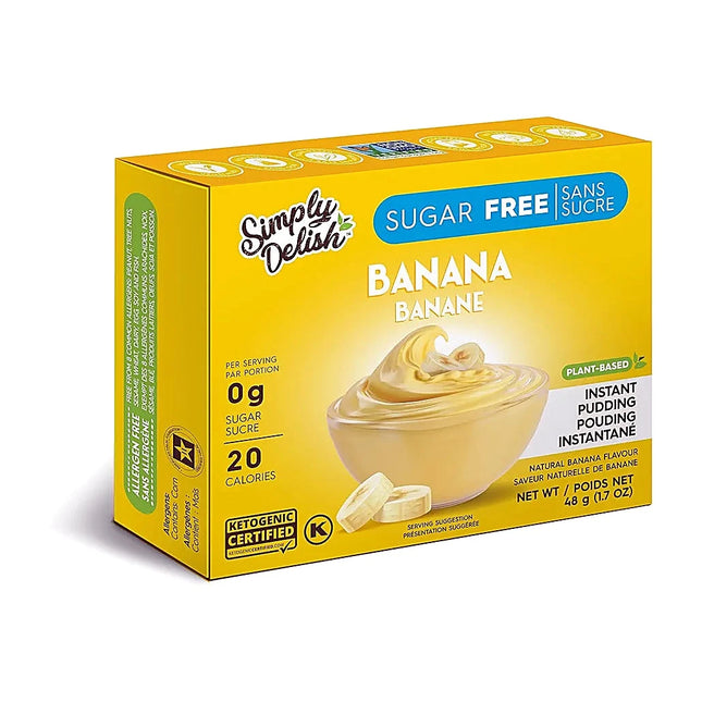 Simply Delish Banana Pudding Mix 48G Sugar Free ( BBD 04/2028 )