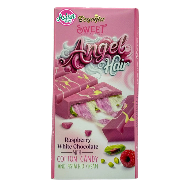 Beyoglu Dubaco Angel Hair Raspberry White Chocolate with Cotton Candy & Pistachio Cream 80G ( BB 16/07/2026 )