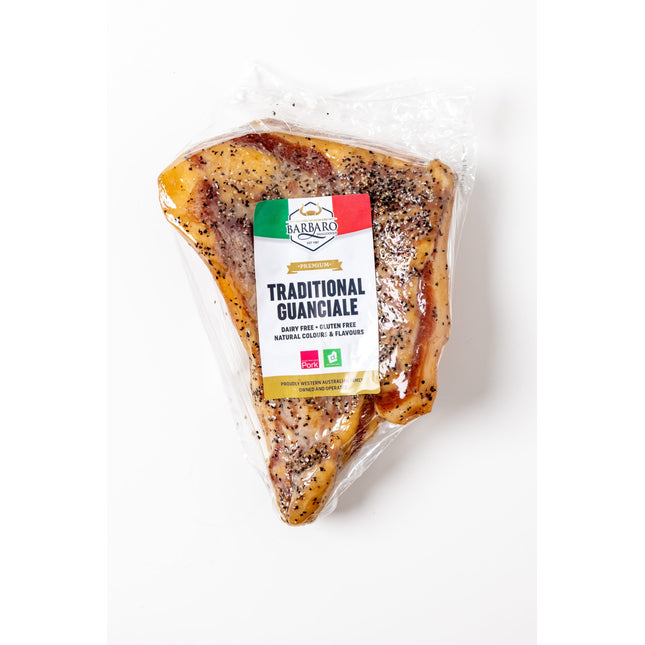 Barbaro Guanciale Approximately 265G ( * Refrigerated items are for Local Pick-up at our Moorabbin Store )