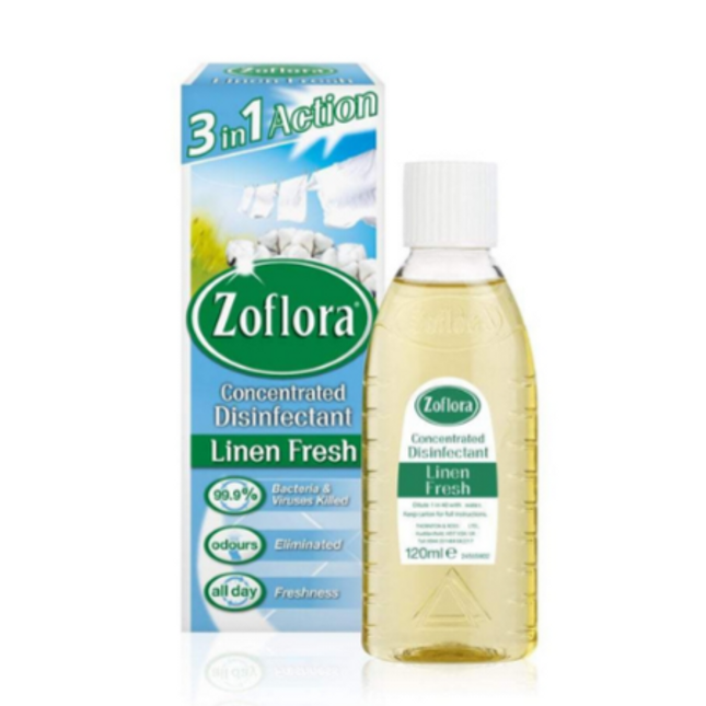Zoflora Concentrated Disinfectant Linen Fresh 120ml