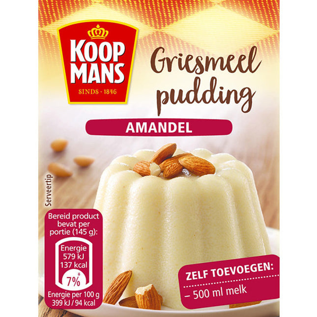 Dr Oetker Koopmans Amandel Almond Pudding 90G Holland ( BB 04/2026 )