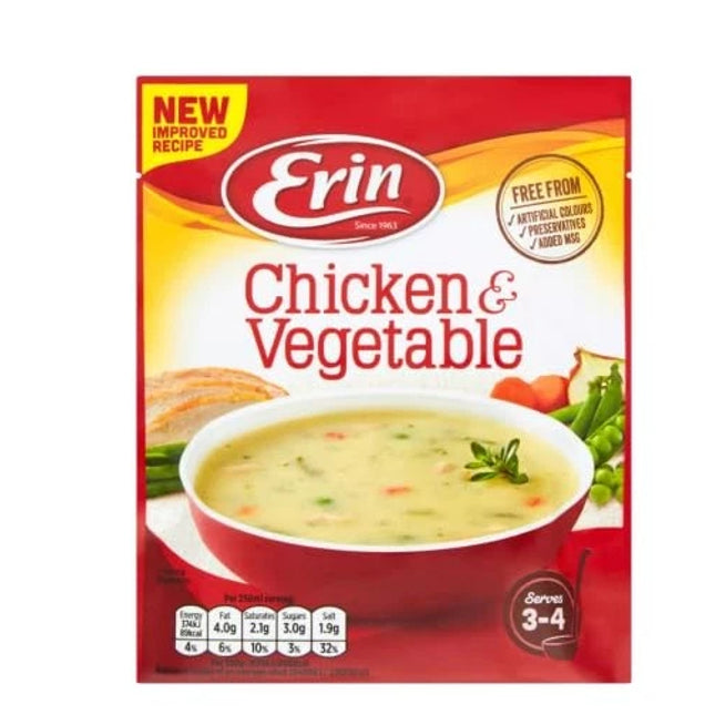 Erin Chicken & Vegetable Soup 76G ( BB 19/01/2028 )