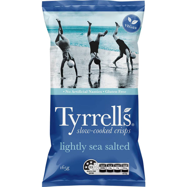 Tyrrells Lightly Sea Salt Chips 165G ( BB 26/06/2026 )