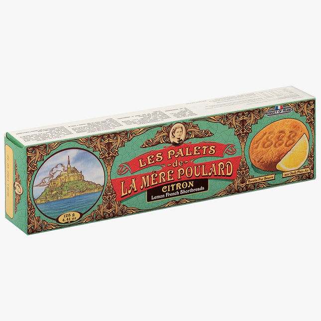 La Mere Poulard Lemon Frence Shortbread 125G ( BB 23/03/2027 )
