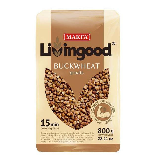 Makfa Livingood Buckwheat
Groats 800G ( BB 30/11/2026 )