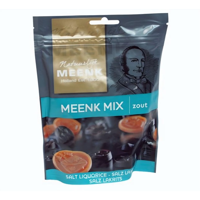 Meenk Salt Liquorice Meenk Mix 225G ( BB 14/11/2026 )
