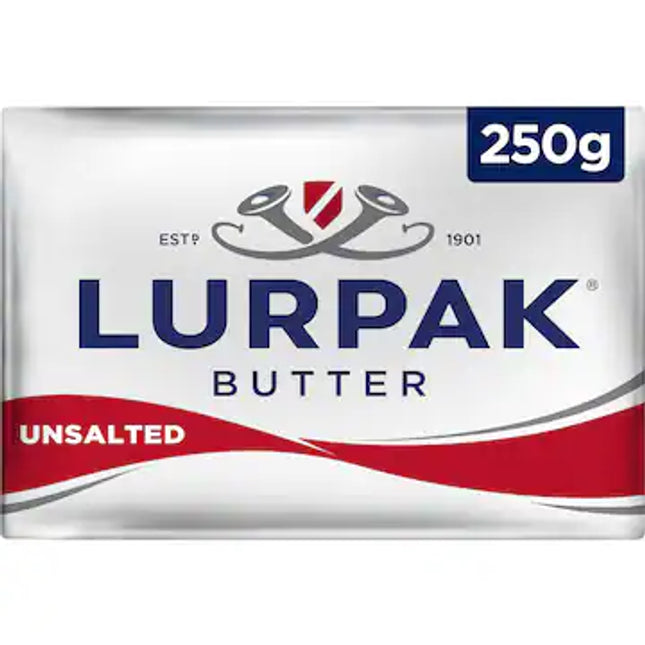 Lurpak Unsalted Butter 250G ( BB 29/10/2025 ☆ Refrigerated Items For Pick-up in store only )