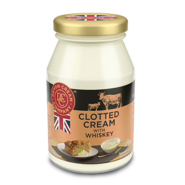 Devon Cream Company Clotted Cream with Whisky 170G ( BB 31/08/2026 ) Refrigerated Deli For Local Pick-Up Only