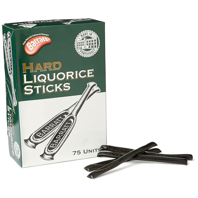Barratt Hard Liquorice Sticks 75 x 15.5G ( BB 30/04/2026 )