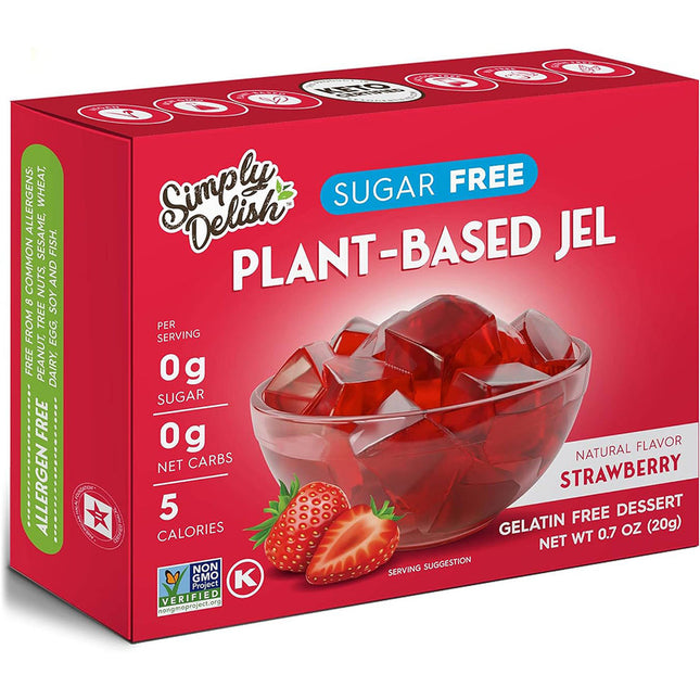 Simply Delish Strawberry Jelly Dessert 20G Sugar Free ( BB 03/2028 )