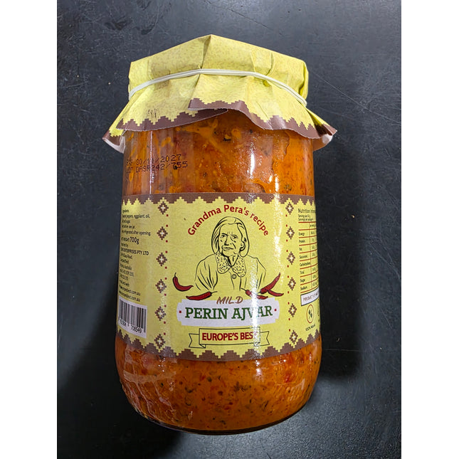 Europe's Best Grandma Pera's Recipe Perin Ajvar Mild 700G ( BB 30/11/2027 )