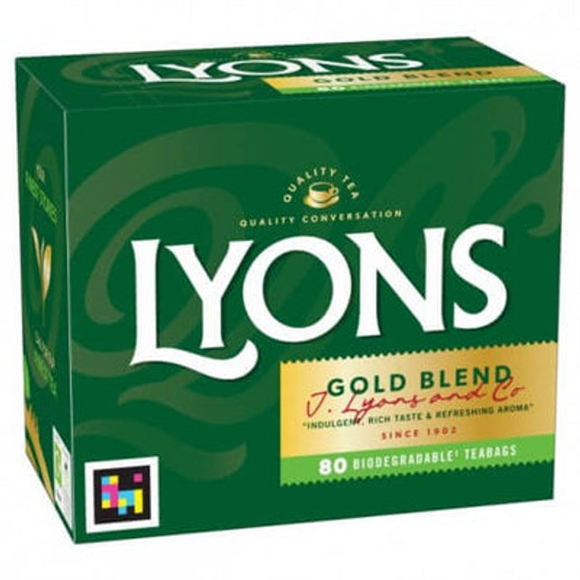 Lyons Gold Blend 80 Tea Bags ( BB 30/09/2026 )